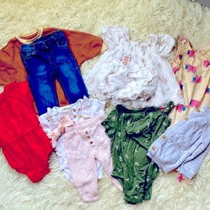 Baby girl outfit bundle!
